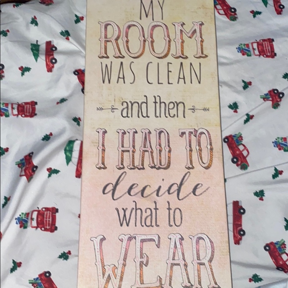 Bedroom sign